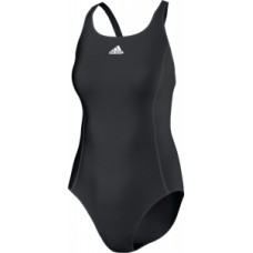 adidas Solid Swimsuit - Black/Silver
