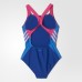 adidas Colour Block Swimsuit - Blue/Pink